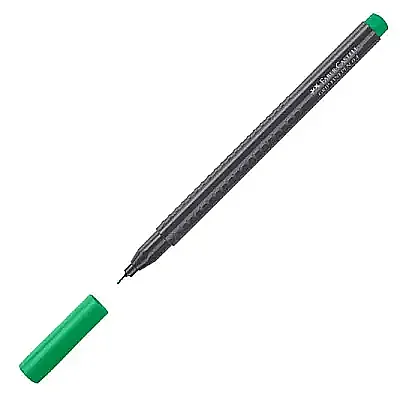 Faber Castell Grip Finepen 0.4 Zümrüt Yeşil - 10