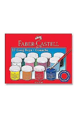 Faber Castell Guaj Boya 12 Li - Faber Castell