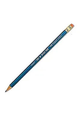 Faber Castell Köşeli Mercanlı Silgili Kurşun Kalem - Faber Castell