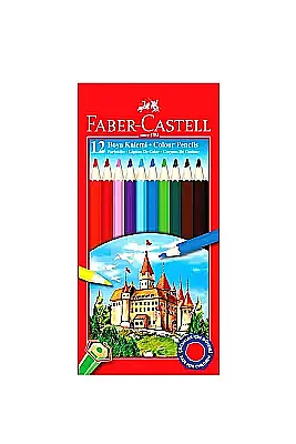 Faber Castell Kuru Boya 12 Li Tam Boy Karton Kutu - Faber Castell