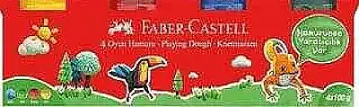 Faber Castell Oyun Hamuru Klasik Renkler 4 x 100 gr - 2