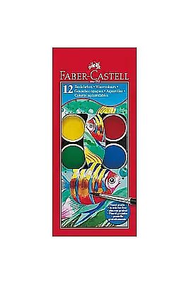Faber Castell Sulu Boya 12 Renk Küçük Boy - Faber Castell