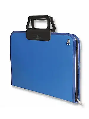 Faber Castell Teknik Resim Proje Çantası 28 x 34 cm Mavi - 1