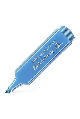 Faber Castell Textliner 46 Pastel Gök Mavi Fosforlu Kalem - 1