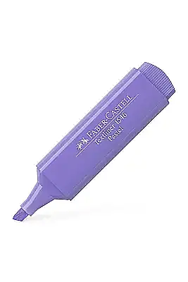 Faber Castell Textliner 46 Pastel Mor Fosforlu Kalem - 1