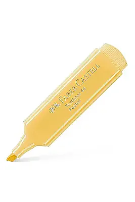 Faber Castell Textliner 46 Pastel Sarı Fosforlu Kalem - Faber Castell