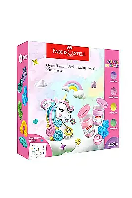 Faber Castell Unicorn Temalı Oyun Hamuru Seti - 1