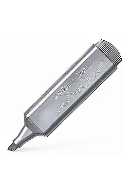Faber Fosforlu Kalem 46 Metalik Gümüş - Faber Castell