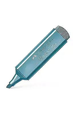 Faber Fosforlu Kalem 46 Metalik Mavi - 1