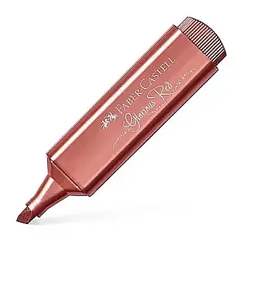 Faber Fosforlu Kalem 46 Metalik Pembe - 2