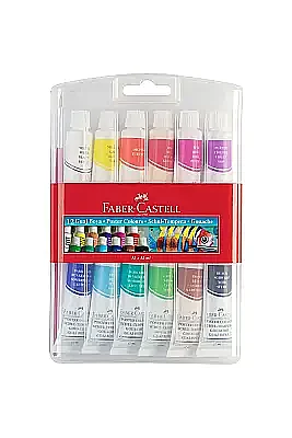 Faber Guaj Boya Tüp 12 Renk - Faber Castell