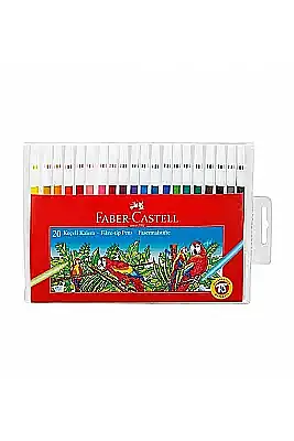 Faber Keçeli Kalem Yıkanabilir 20 Li Poşet - 1