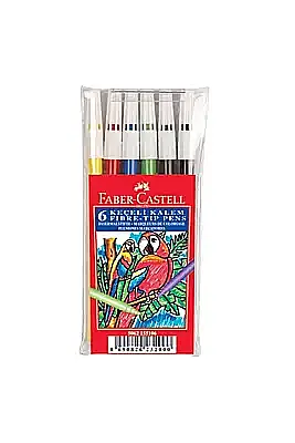 Faber Keçeli Kalem Yıkanabilir 6 Lı - 2