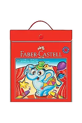Faber Pastel Boya 36 Renk Plastik Çantalı Tutucaklı - Faber Castell