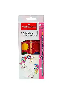 Faber Unicorn Büyük Boy Suluboya 12 Li - Faber Castell