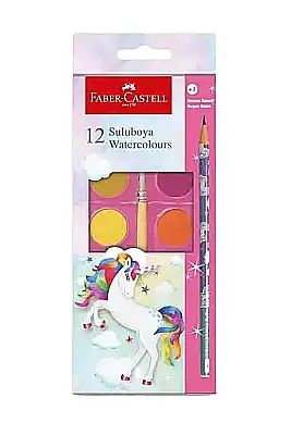 Faber Unicorn Büyük Boy Suluboya 12 Li - 2