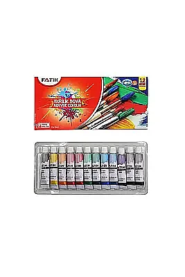 Fatih Akrilik Boya 12 Renk 25 Ml - Fatih