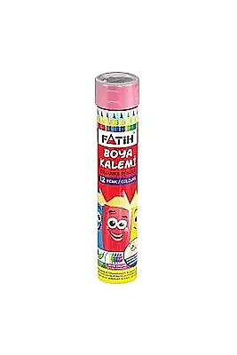 Fatih Metal Tüp Kuru Boya Kalemi 12 Renk Tam Boy - 2