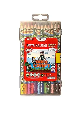 Fatih Mini Craft Plastik Kutu Kuru Boya Kalemi 12 Renk Tam Boy - 2