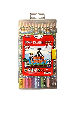 Fatih Mini Craft Plastik Kutu Kuru Boya Kalemi 12 Renk Tam Boy - 2