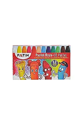Fatih Oil Pastel Boya Karton Kutu 12 Renk - 3