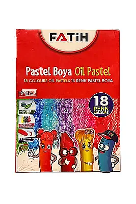 Fatih Oil Pastel Boya Karton Kutu 18 Renk - 2