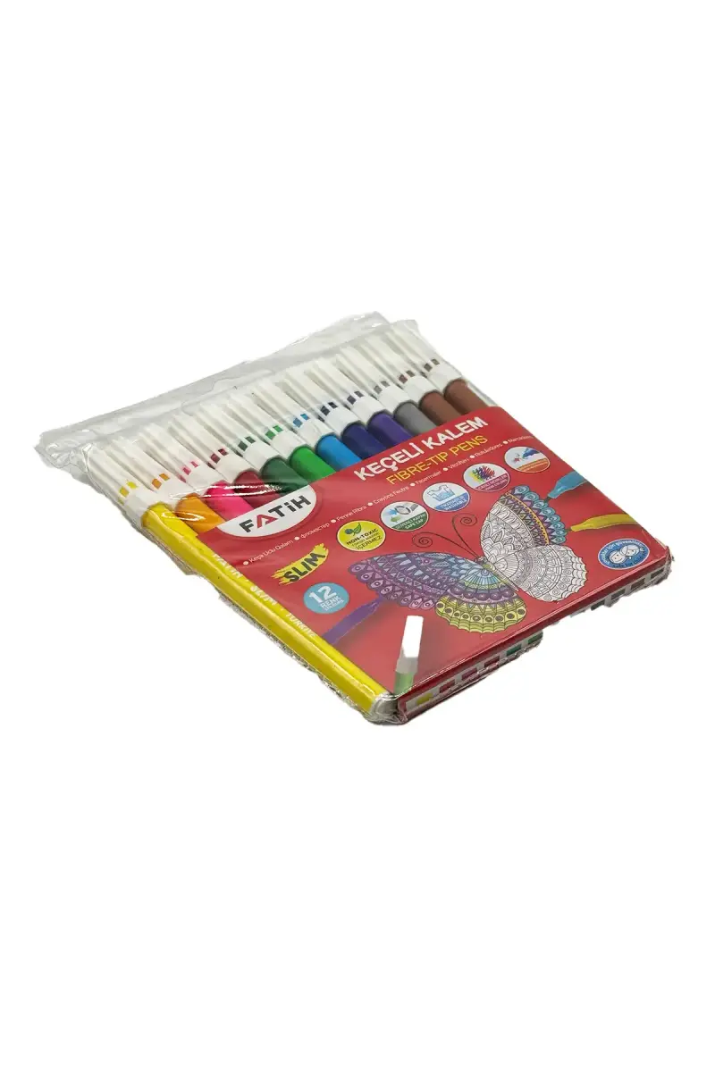Fatih Slim Keçeli Kalem 12 Li - 1