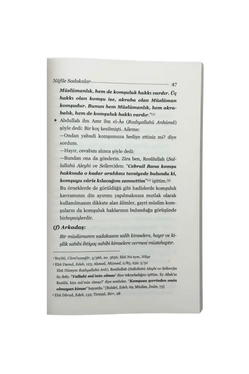 Faziletleriyle Nafile Sadakalar - 2