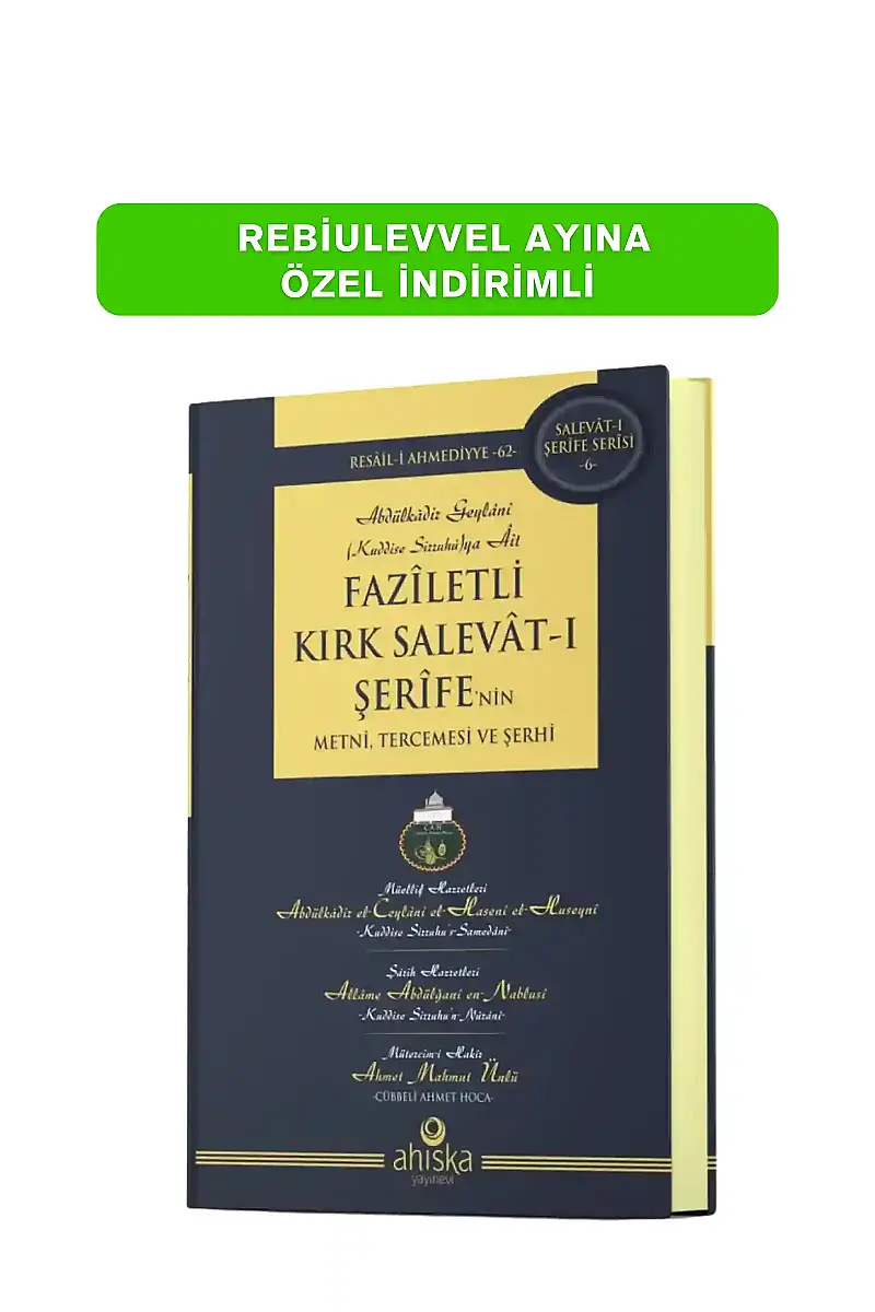 Faziletli Kırk Salevatı Şerifenin Metni Ve Tercemesi - 1