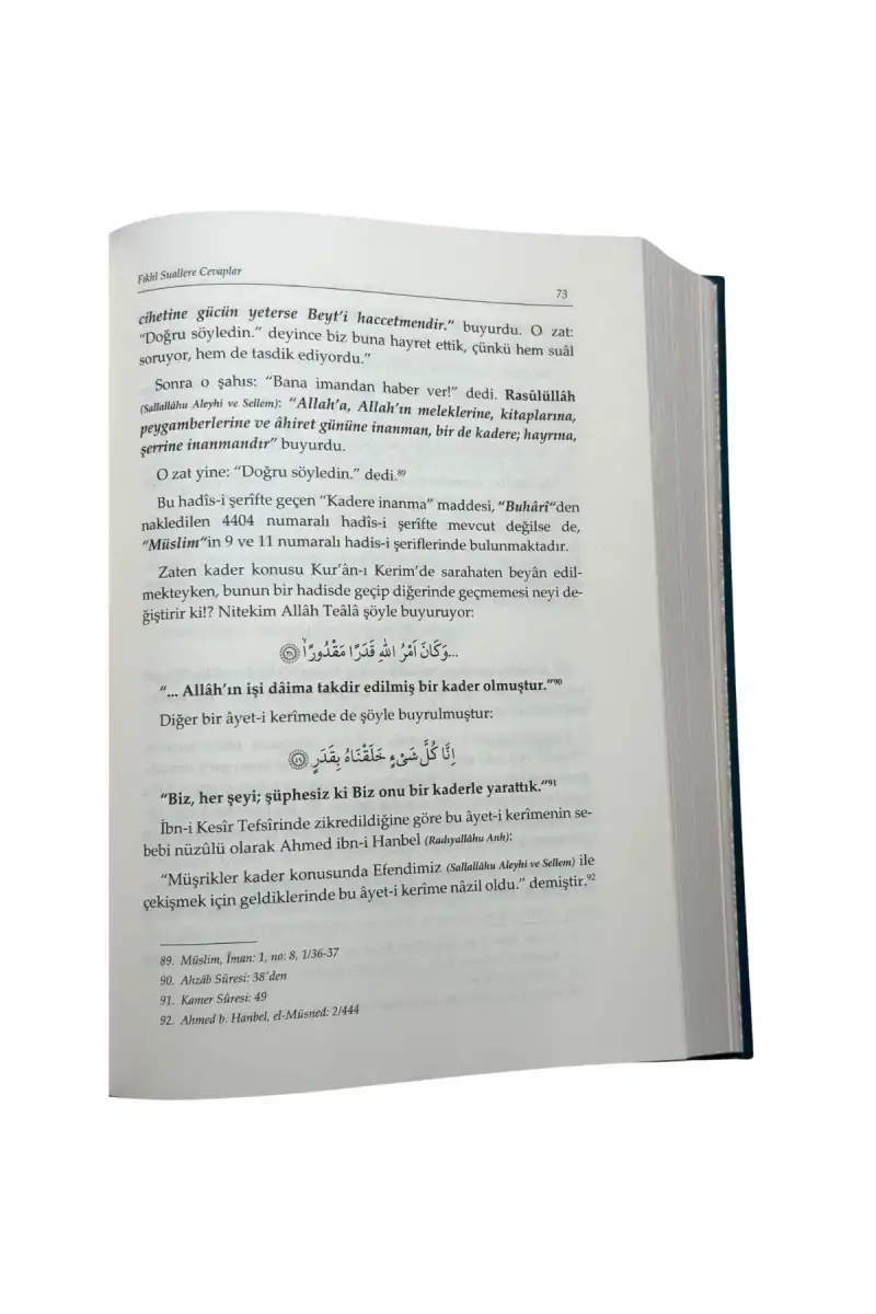 Fıkhi Suallere Cevaplar 1. Cilt - 2