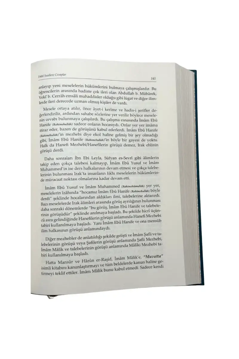 Fıkhi Suallere Cevaplar 1. Cilt - 4