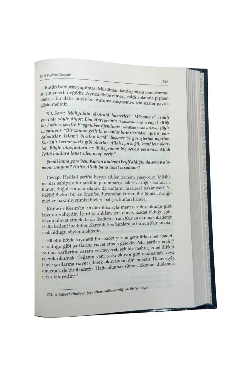 Fıkhi Suallere Cevaplar 4. Cilt - 3