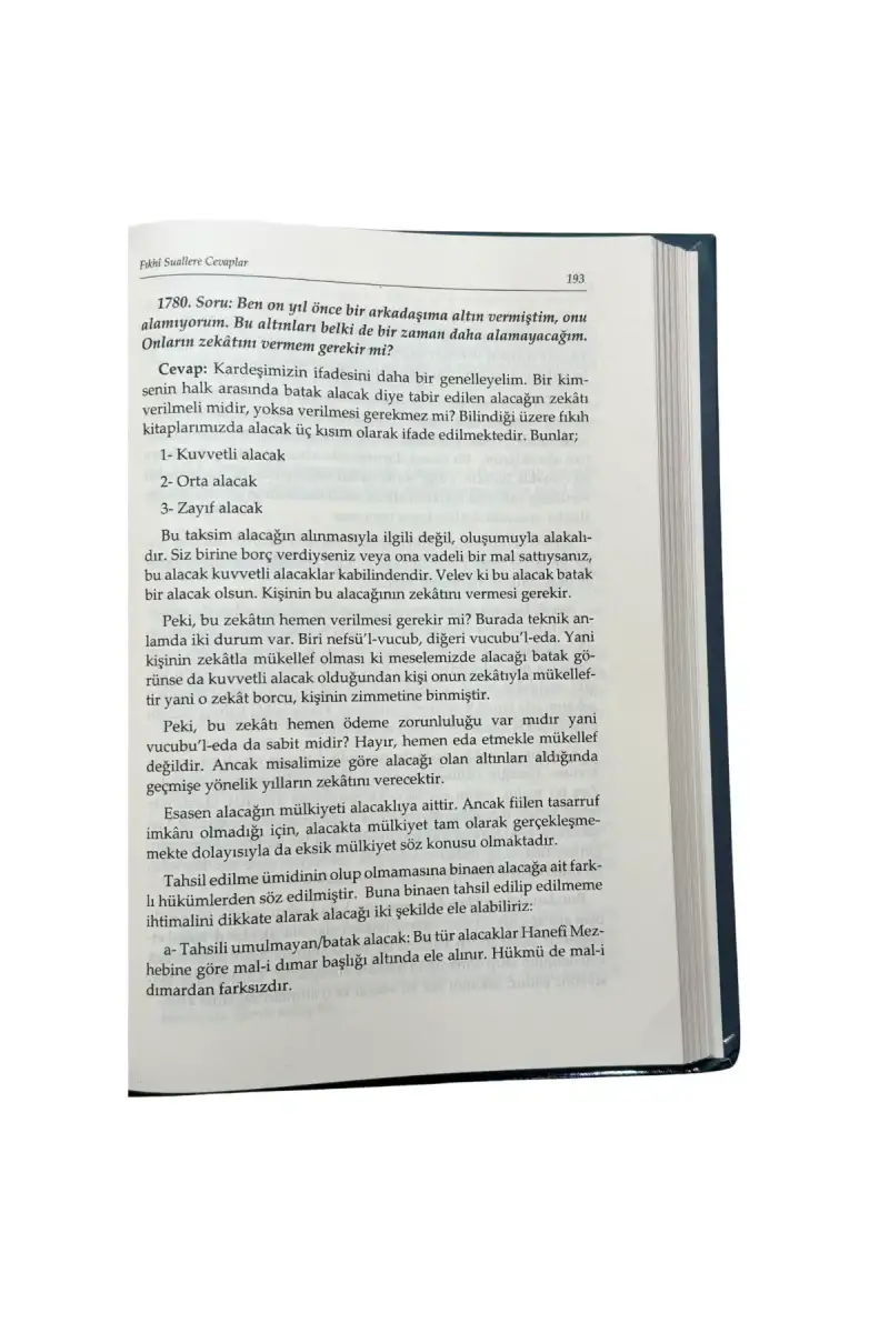 Fıkhi Suallere Cevaplar 9. Cilt - 3