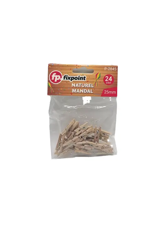 Fıxpoınt Mini Mandal Naturel - Fixpoint