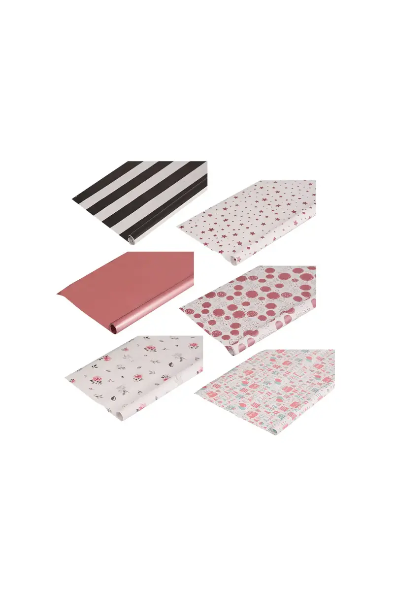 Frocx Ambalaj Kağıdı Beyaz Rose - 1