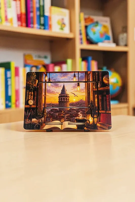 Galata Ahşap Kitap Okuma Standı | Galata Esintisi Rahlesi - 6