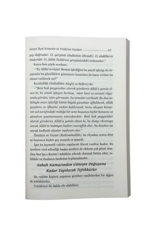 Geceyi İhya Etmenin ve Virdlerin Fazileti - 4