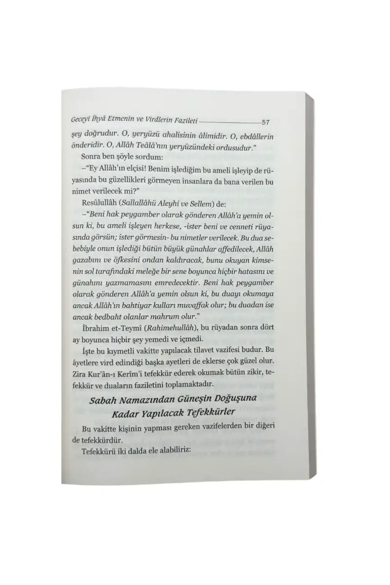 Geceyi İhya Etmenin ve Virdlerin Fazileti - 4