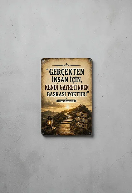 Gerçekten İnsan İçin MiniDekor Magnet Ayaklı 9×13,5 cm - 2