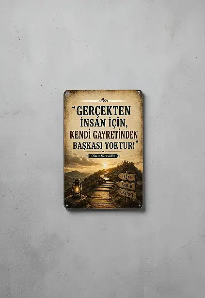 Gerçekten İnsan İçin MiniDekor Magnet Ayaklı 9×13,5 cm - 2