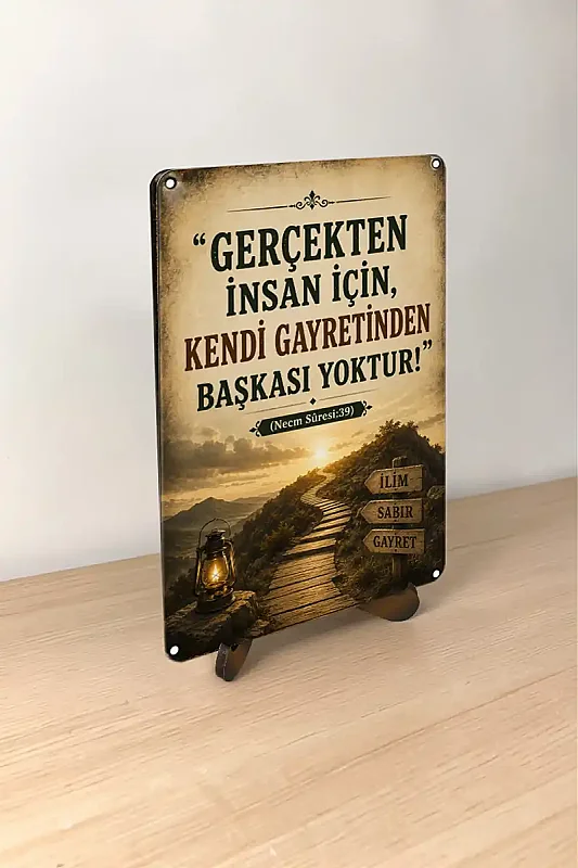 Gerçekten İnsan İçin MiniDekor Magnet Ayaklı 9×13,5 cm - 3