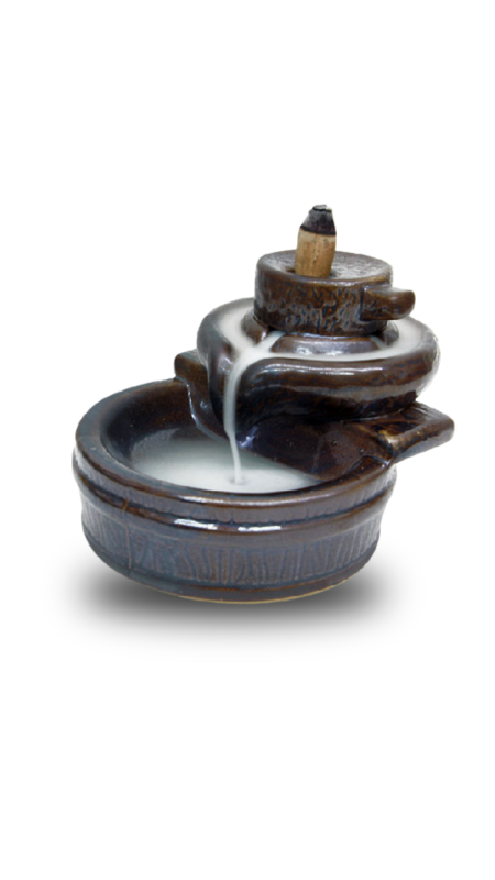 Geri Akışlı Tütsülük Kase Seramik - MNK