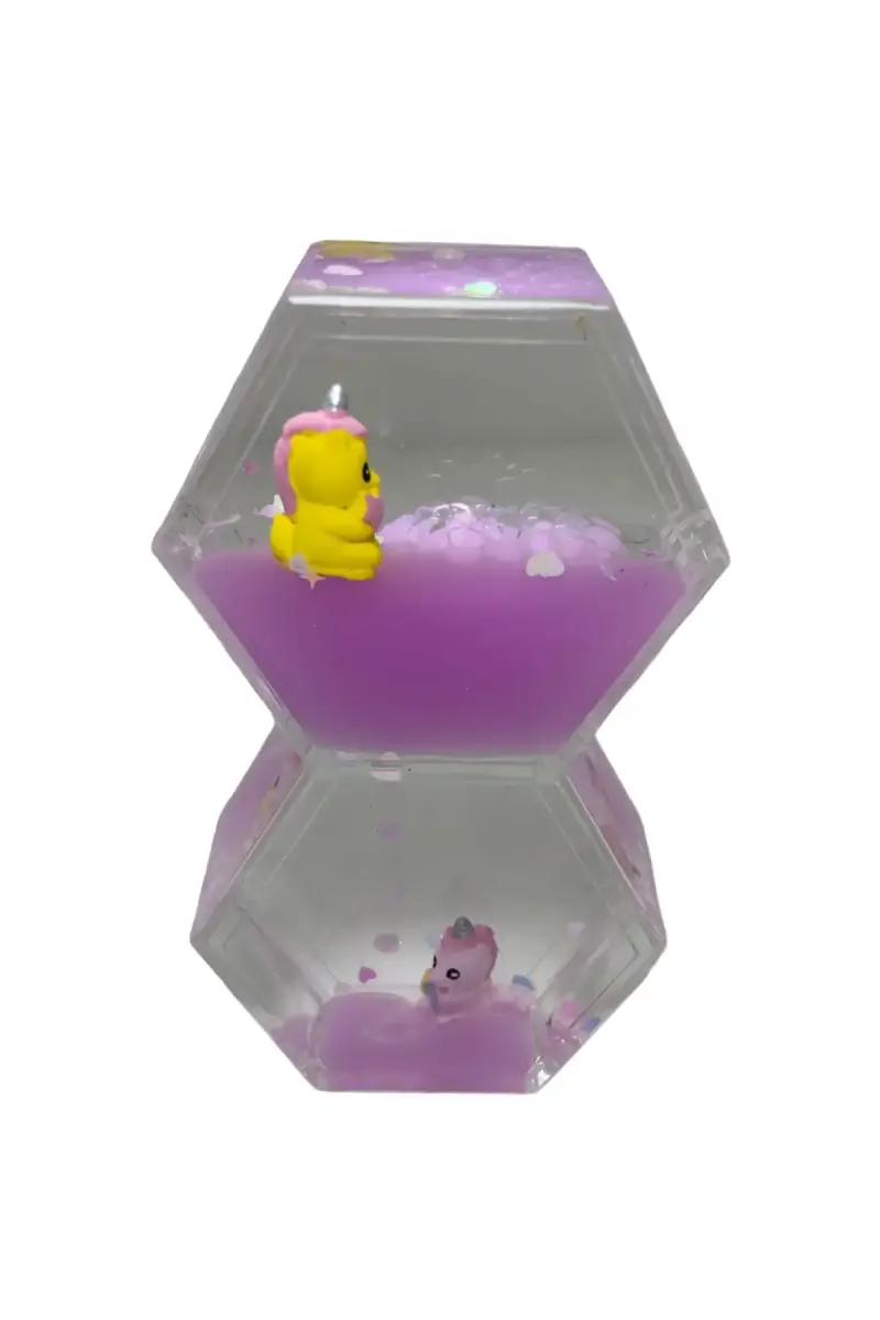 Giftzen Altıgen Sıvı Kum Saati - 1