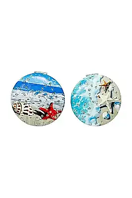 Giftzen Çiçek Desenli Kare Ayna - 2