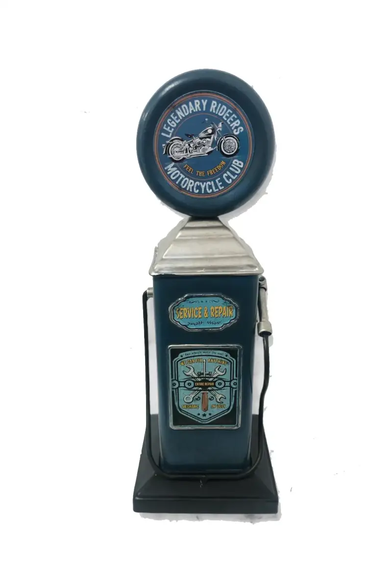 Giftzen Kumbara Motorcu Kulübü Benzin Pompası - 1