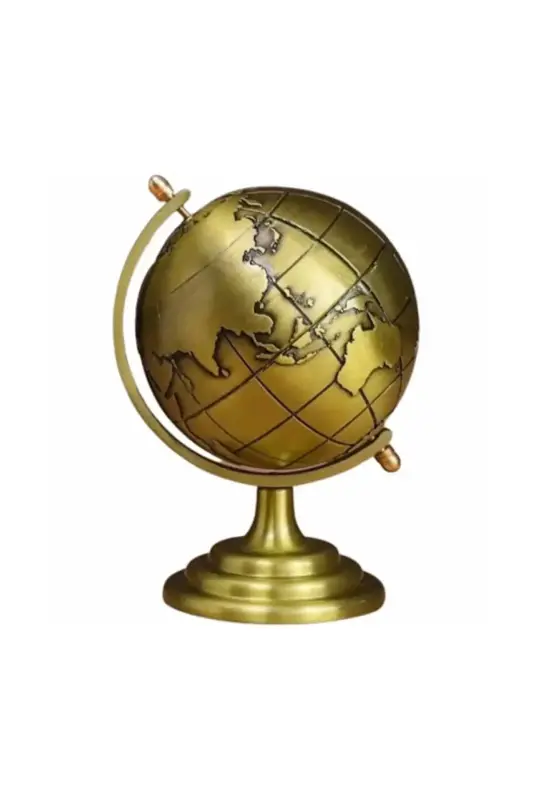 Giftzen Masaüstü Metal Dünya Objesi - Giftzen