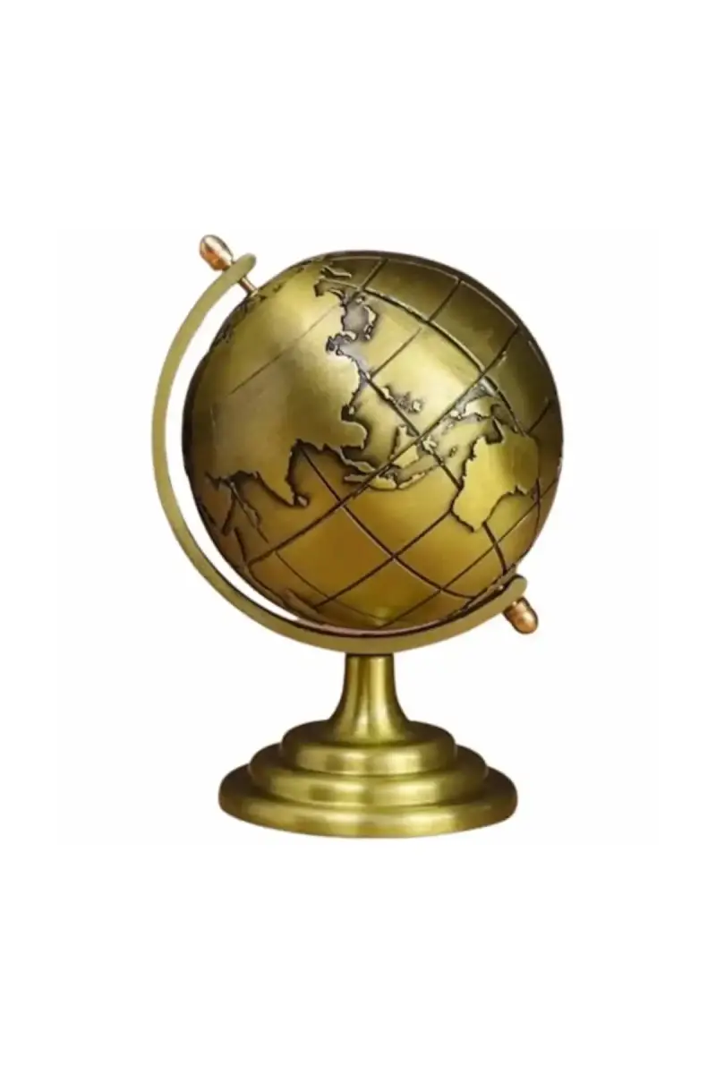 Giftzen Masaüstü Metal Dünya Objesi - 1