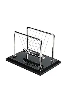 Giftzen Metal Masaüstü Süs Denge Topları Newton Pool - 2