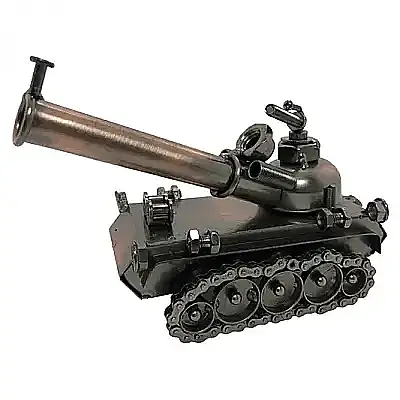 Giftzen Metal Masaüstü Süs Tank - 3