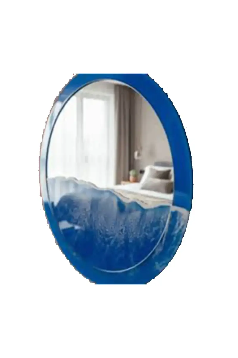 Giftzen Okyanus Desenli Yuvarlak Ayna - 1